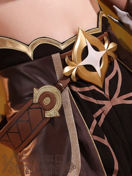 画像6: 【三分妄想】原神 Genshin  旅人空  Aether コスプレ衣装/ウィッグ/靴  コスチューム  (6)