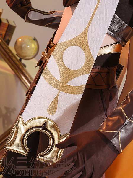 画像10: 【三分妄想】原神 Genshin  旅人空  Aether コスプレ衣装/ウィッグ/靴  コスチューム  (10)