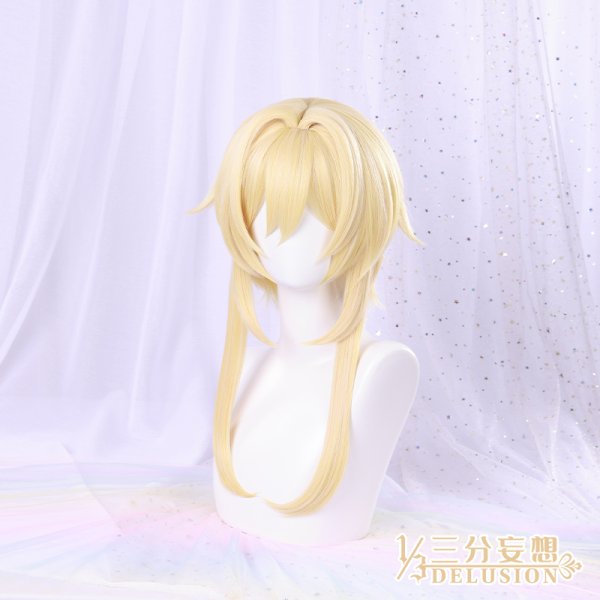 画像8: 【三分妄想】原神 Genshin  旅人蛍  Lumine リメイク版  コスプレ衣装/ウィッグ/靴  コスチューム  (8)