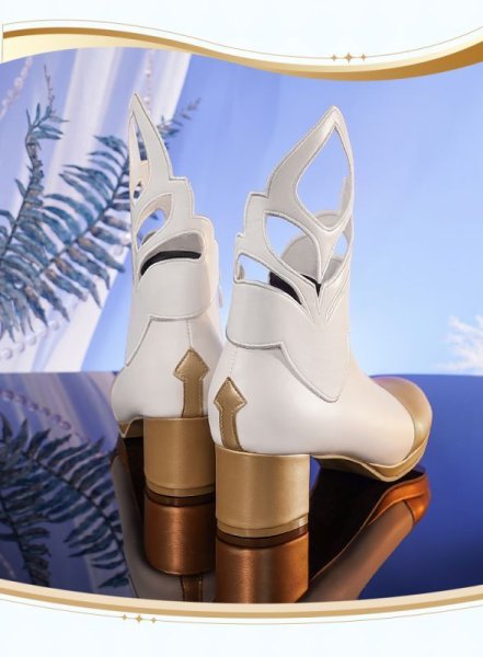 画像12: 【三分妄想】原神 Genshin  旅人蛍  Lumine リメイク版  コスプレ衣装/ウィッグ/靴  コスチューム  (12)