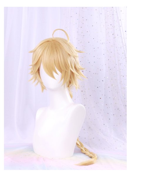 画像16: 【三分妄想】原神 Genshin  旅人空  Aether コスプレ衣装/ウィッグ/靴  コスチューム  (16)