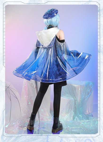 画像3: 【三分妄想】アークナイツ 水月  ミズキ コスチューム コスプレ衣装/ウィッグ (3)