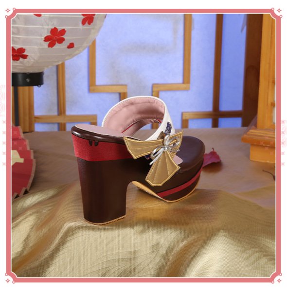 画像11: 【三分妄想】原神 Genshin  八重神子 やえみこ リメイク版  コスプレ衣装/ウィッグ/靴  コスチューム  (11)