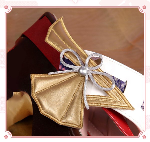 画像13: 【三分妄想】原神 Genshin  八重神子 やえみこ リメイク版  コスプレ衣装/ウィッグ/靴  コスチューム  (13)