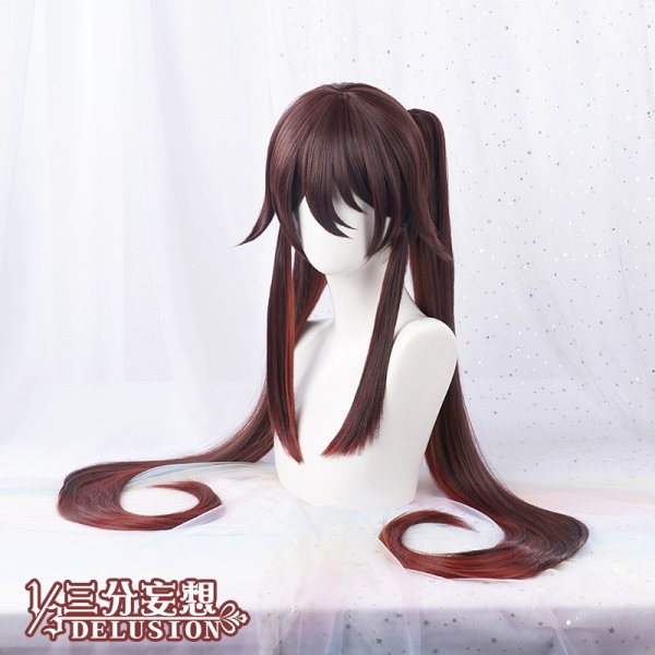 画像7: 【三分妄想】原神 Genshin 胡桃 フータオ リメイク版 コスプレ衣装/ウィッグ/靴  コスチューム  (7)