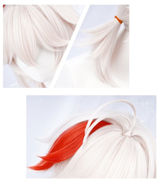 画像11: 【三分妄想】原神 Genshin 楓原万葉 かえではらかずは リメイク版 コスプレ衣装/ウィッグ/靴  コスチューム  (11)