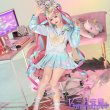 画像1: 【三分妄想】NEEDY GIRL OVERDOSE 二ーディガールオーバードーズ 超てんちゃん コスチューム コスプレ衣装/ウィッグ (1)