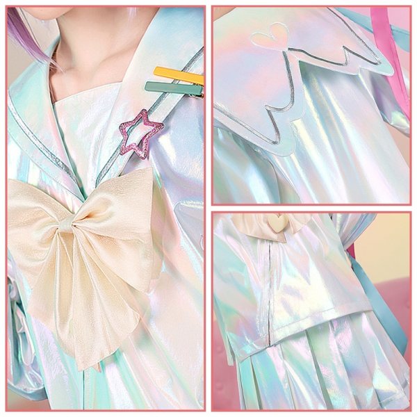 画像5: 【三分妄想】NEEDY GIRL OVERDOSE 二ーディガールオーバードーズ 超てんちゃん コスチューム コスプレ衣装/ウィッグ (5)