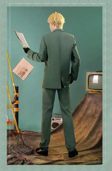画像3: 【三分妄想】SPY×FAMILY スパイファミリー ロイド・フォージャー  黄昏  たそがれ  コスチューム コスプレ衣装/ウィッグ (3)