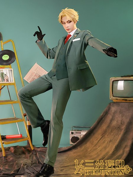 画像4: 【三分妄想】SPY×FAMILY スパイファミリー ロイド・フォージャー  黄昏  たそがれ  コスチューム コスプレ衣装/ウィッグ (4)