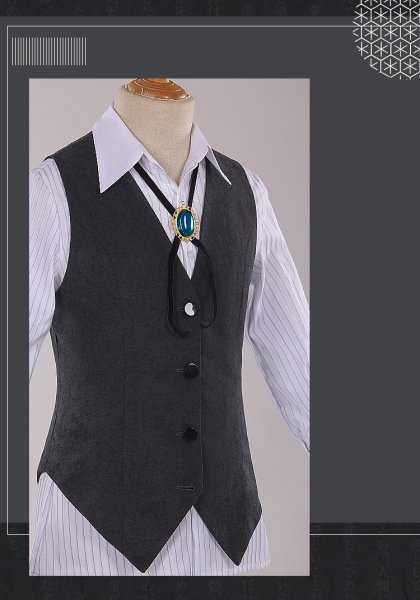 画像7: 【三分妄想】文豪ストレイドッグス 太宰治   だざい おさむ コスチューム コスプレ衣装/ウィッグ (7)