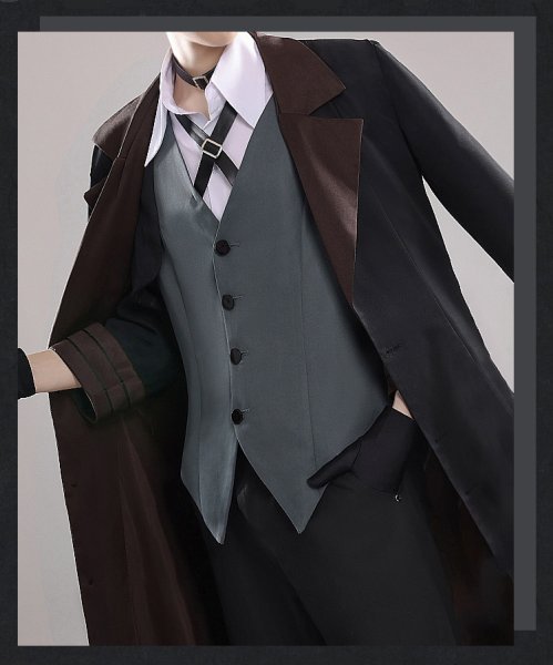 画像4: 【三分妄想】文豪ストレイドッグス 中原中也  なかはら ちゅうや コスチューム コスプレ衣装/ウィッグ (4)