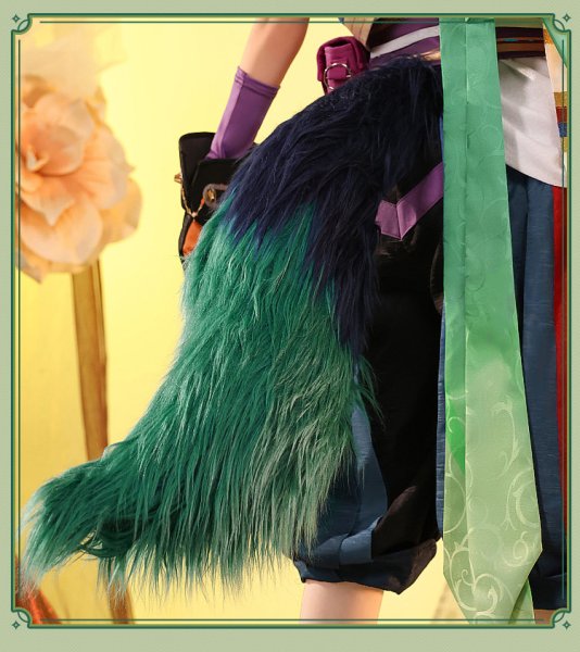 画像10: 【三分妄想】原神 Genshin  ティナリ Tighnari コスチューム コスプレ衣装/ウィッグ/靴  (10)