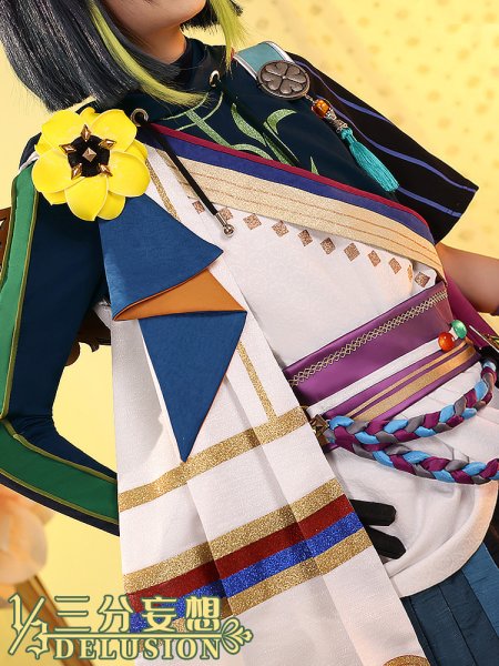 画像4: 【三分妄想】原神 Genshin  ティナリ Tighnari コスチューム コスプレ衣装/ウィッグ/靴  (4)