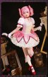 画像3: 【三分妄想】魔法少女まどか☆マギカ 鹿目まどか 魔法少女コス コスプレ衣装/ウィッグ コスチューム  (3)
