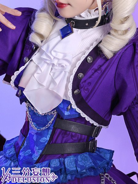 画像4: 【三分妄想】アイカツ！アイドルカツドウ！ 藤堂ユリカ  [ゴスマジック]  コスチューム コスプレ衣装/ウィッグ (4)