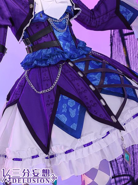 画像5: 【三分妄想】アイカツ！アイドルカツドウ！ 藤堂ユリカ  [ゴスマジック]  コスチューム コスプレ衣装/ウィッグ (5)