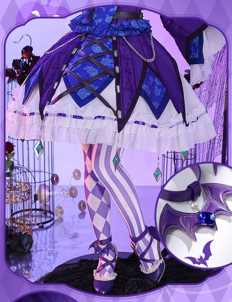 画像7: 【三分妄想】アイカツ！アイドルカツドウ！ 藤堂ユリカ  [ゴスマジック]  コスチューム コスプレ衣装/ウィッグ (7)