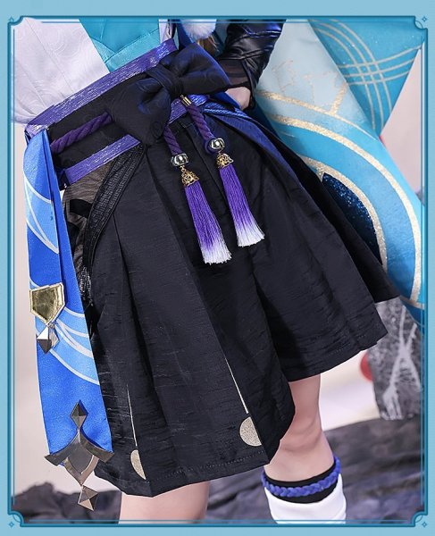 画像5: 【三分妄想】原神 Genshin  スカラマシュ  放浪者  wanderer  コスプレ衣装/ウィッグ/下駄  通常インナー版  コスチューム  (5)