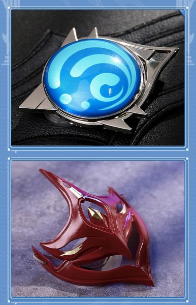 画像15: 【三分妄想】原神 Genshin タルタリヤ Tartaglia シャツ修正版 コスプレ衣装/ウィッグ/靴  コスチューム  (15)