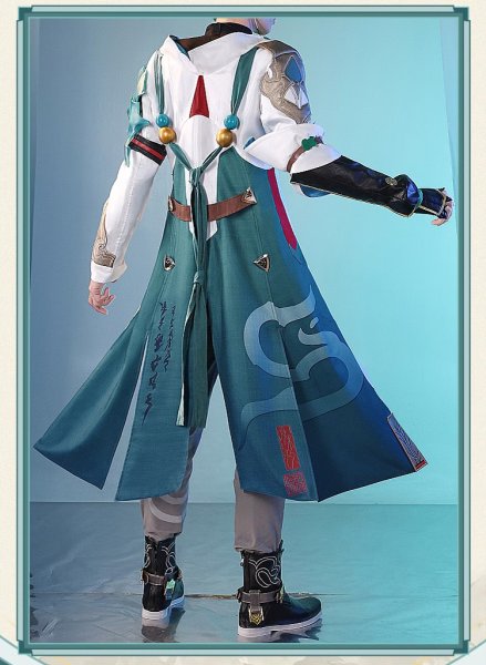 画像4: 【三分妄想】崩壊：スターレイル 丹恒  たんこう コスプレ衣装/ウィッグ/靴  コスチューム  (4)