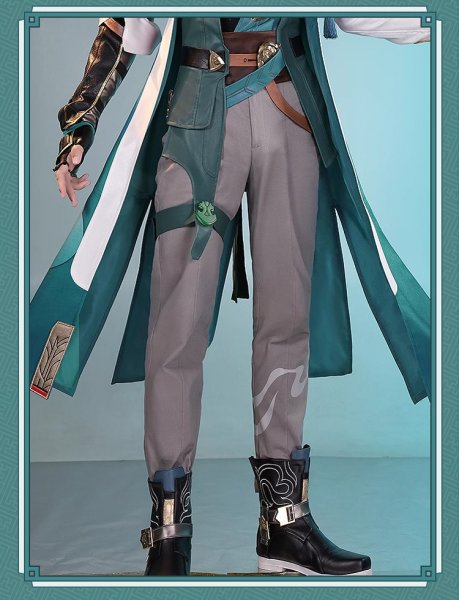 画像9: 【三分妄想】崩壊：スターレイル 丹恒  たんこう コスプレ衣装/ウィッグ/靴  コスチューム  (9)