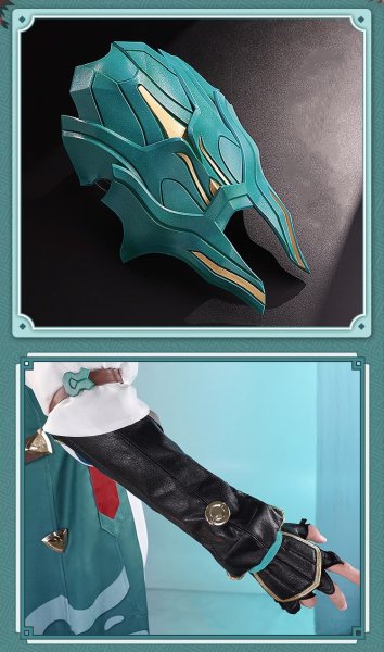 画像12: 【三分妄想】崩壊：スターレイル 丹恒  たんこう コスプレ衣装/ウィッグ/靴  コスチューム  (12)