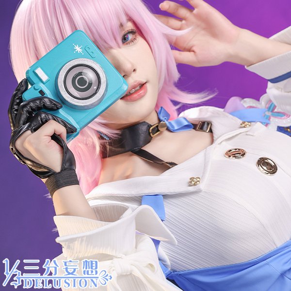 画像2: 【三分妄想】崩壊:スターレイル HonkaiStarRail 三月なのか コスチューム コスプレ衣装/ウィッグ/靴 (2)