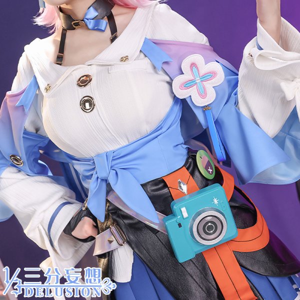 画像3: 【三分妄想】崩壊:スターレイル HonkaiStarRail 三月なのか コスチューム コスプレ衣装/ウィッグ/靴 (3)