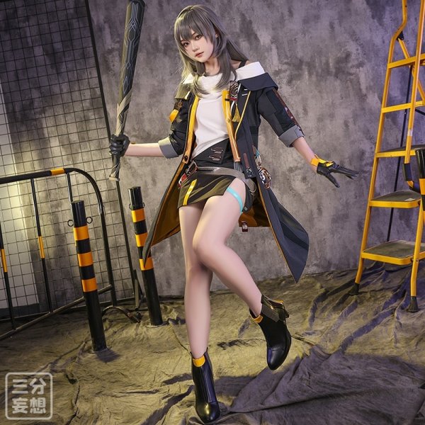画像1: 【三分妄想】崩壊：スターレイル HonkaiStarRail  開拓者 星  Stelle コスチューム コスプレ衣装/ウィッグ/靴 (1)