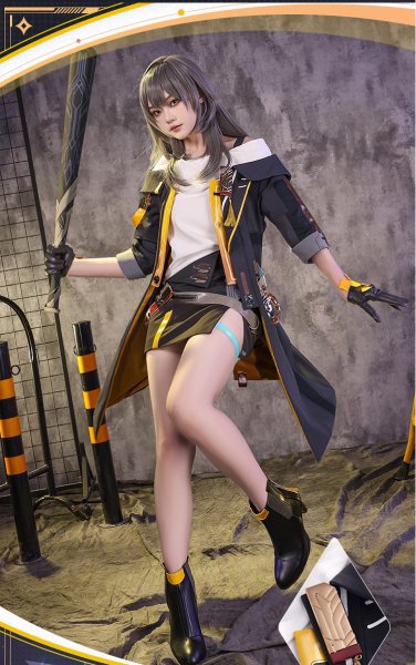 画像2: 【三分妄想】崩壊：スターレイル HonkaiStarRail  開拓者 星  Stelle コスチューム コスプレ衣装/ウィッグ/靴 (2)
