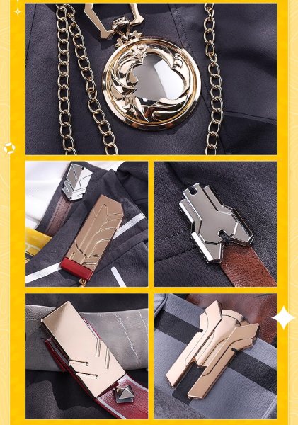 画像12: 【三分妄想】崩壊：スターレイル HonkaiStarRail  開拓者 穹  Caelus コスチューム コスプレ衣装/ウィッグ/靴 (12)