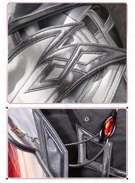 画像13: 【三分妄想】原神 Genshin「召使」アルレッキーノ Arlecchino  コスプレ衣装/ウィッグ/靴  コスチューム  (13)