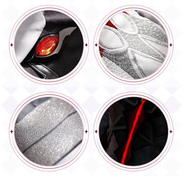 画像14: 【三分妄想】原神 Genshin「召使」アルレッキーノ Arlecchino  コスプレ衣装/ウィッグ/靴  コスチューム  (14)