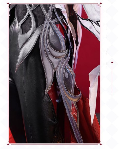 画像9: 【三分妄想】原神 Genshin「召使」アルレッキーノ Arlecchino  コスプレ衣装/ウィッグ/靴  コスチューム  (9)