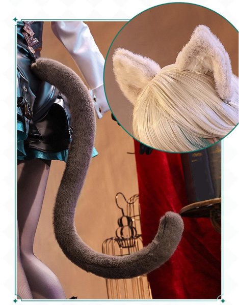 画像13: 【三分妄想】原神 Genshin  リネット  Lynette  コスプレ衣装/ウィッグ/靴  コスチューム  (13)