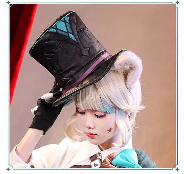 画像14: 【三分妄想】原神 Genshin  リネット  Lynette  コスプレ衣装/ウィッグ/靴  コスチューム  (14)