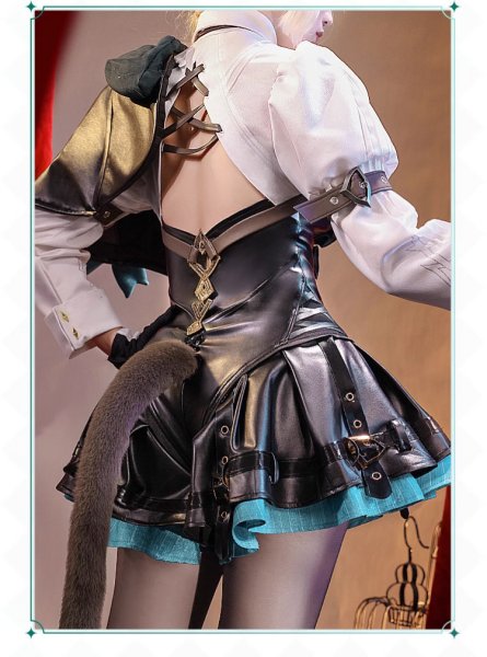 画像10: 【三分妄想】原神 Genshin  リネット  Lynette  コスプレ衣装/ウィッグ/靴  コスチューム  (10)