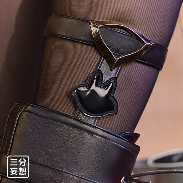 画像27: 【三分妄想】原神 Genshin  リネット  Lynette  コスプレ衣装/ウィッグ/靴  コスチューム  (27)