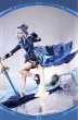 画像1: 【三分妄想】原神 Genshin 黒Ver フリーナ/Furina フォカロルス/Focalors 付けまつ毛付き コスチューム コスプレ衣装/ウィッグ/靴 (1)