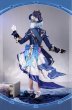 画像4: 【三分妄想】原神 Genshin 白Ver フリーナ/Furina フォカロルス/Focalors 付けまつ毛付き コスチューム コスプレ衣装/ウィッグ/靴 (4)