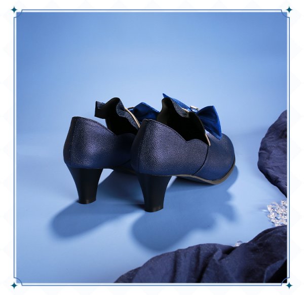 画像28: 【三分妄想】原神 Genshin 白Ver フリーナ/Furina フォカロルス/Focalors 付けまつ毛付き コスチューム コスプレ衣装/ウィッグ/靴 (28)