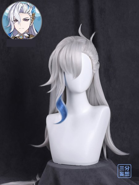 画像19: 【三分妄想】原神 Genshin  ヌヴィレット  Neuvillette コスチューム コスプレ衣装/ウィッグ/靴  (19)