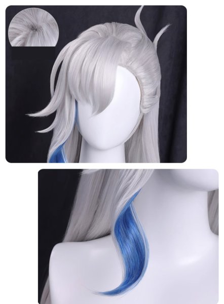 画像21: 【三分妄想】原神 Genshin  ヌヴィレット  Neuvillette コスチューム コスプレ衣装/ウィッグ/靴  (21)