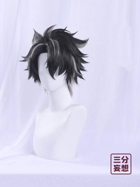 画像10: 【三分妄想】原神 Genshin リオセスリ Wriothesley  レグカバー付き コスチューム コスプレ衣装/ウィッグ (10)