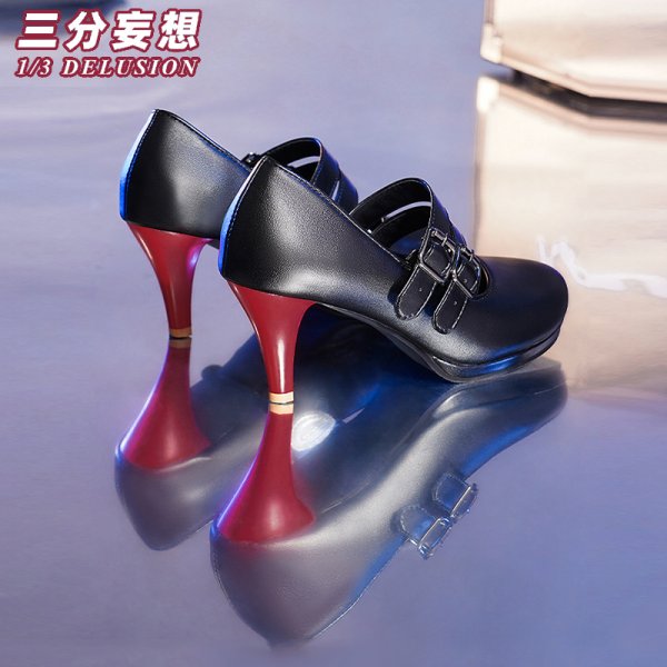 画像17: 【三分妄想】ゼンレスゾーンゼロ ZZZ エレン・ジョー コスプレ衣装/ウィッグ/靴  コスチューム  (17)