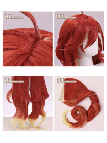 画像10: 【三分妄想】原神 Genshin ナタ マーヴィカ  Mavuika コスチューム コスプレ衣装/ウィッグ/靴 (10)