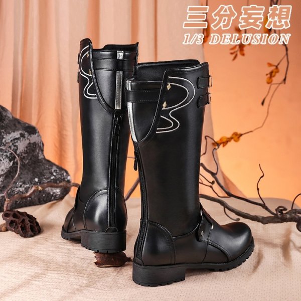 画像13: 【三分妄想】崩壊:スターレイル HonkaiStarRail 椒丘-ショウキュウ コスチューム コスプレ衣装/ウィッグ/靴 (13)