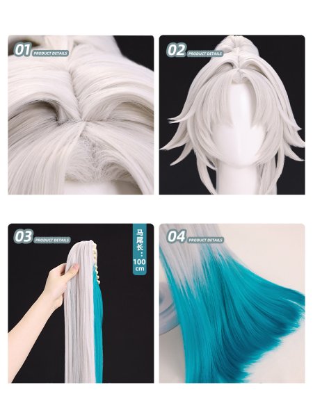 画像9: 【三分妄想】崩壊:スターレイル HonkaiStarRail 飛霄-ヒショウ コスチューム コスプレ衣装/ウィッグ/靴 (9)