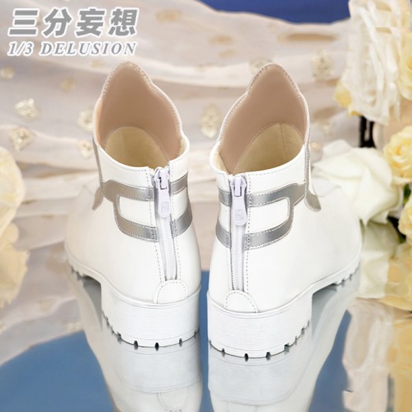 画像12: 【三分妄想】ソードアート・オンライン SAO アスナ 結城明日奈 コスチューム コスプレ衣装/ウィッグ/靴 (12)